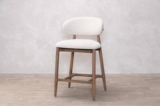 Venice Counter Stool in Oatmeal - SECONDS ITEM