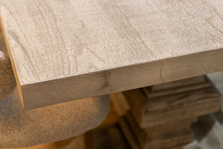 Padstow Extending Dining Table in Pebble Grey - 2.4m - SECONDS ITEM