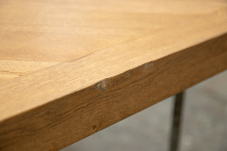 Mayfair Modern Dining Table in Weathered - 2.4m - SECONDS ITEM