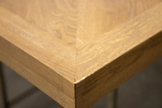 Mayfair Modern Dining Table in Weathered - 2.4m - SECONDS ITEM