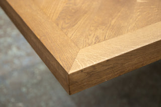Mayfair Modern Dining Table in Weathered - 2.4m - SECONDS ITEM