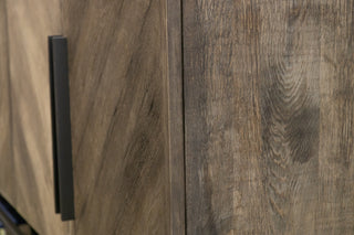 Tiverton 4 Door Oak Sideboard in Silverback - SECONDS ITEM