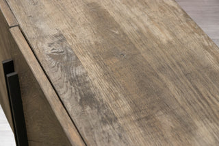 Tiverton 4 Door Oak Sideboard in Silverback - SECONDS ITEM