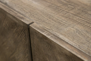 Tiverton 4 Door Oak Sideboard in Silverback - SECONDS ITEM