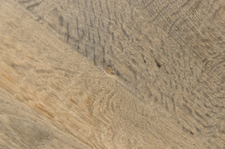 Knightsbridge Oak Dining Table in Silverback - 2m - SECONDS ITEM