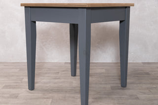 Chevron Top Tapered Leg Base Café Table