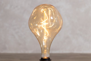 Dented Glass Bulb - Antique Glass