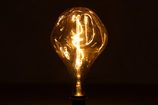 Dented Glass Bulb - Antique Glass