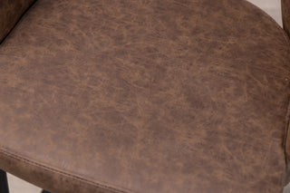 Lincoln Bar Stools in Mid Brown - SECONDS ITEM