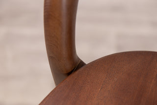 Holbeck Scandi Style Counter Stool in Walnut - SECONDS ITEM