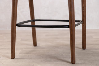 Holbeck Scandi Style Counter Stool in Walnut - SECONDS ITEM