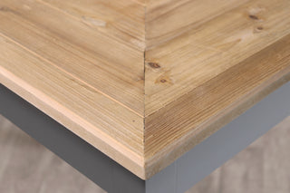 Chevron Top Tapered Leg Base Café Table