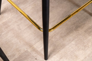 Rosette Button Back Bar Stools - SECONDS ITEM