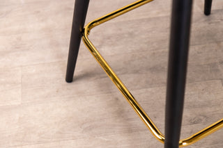 Rosette Button Back Bar Stools - SECONDS ITEM