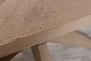 Farringdon Dining Table in Fawn - 2m - SECONDS ITEM