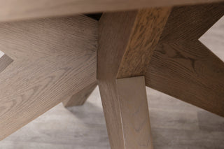 Farringdon Dining Table in Fawn - 2m - SECONDS ITEM