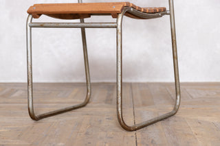 Set of 6 Vintage Slatted Stacking Chairs