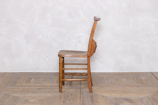 1920's Vintage Wooden Chapel Chairs