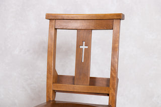 1920's Vintage Wooden Chapel Chairs