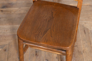 1920's Vintage Wooden Chapel Chairs