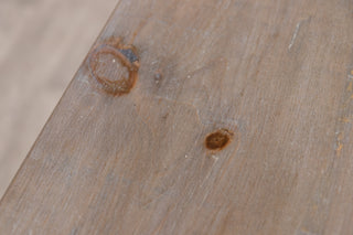 Limed Wash Pine Top Café Table with Tilt Top Dining Base
