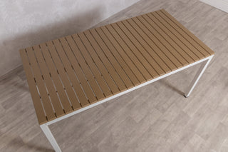 California Garden Outdoor Ochre Café Table Set with California Chairs