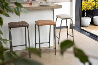 Richmond Faux Leather Bar Stools
