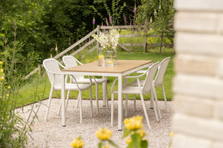 California Garden Outdoor Ochre Café Table Set with California Chairs