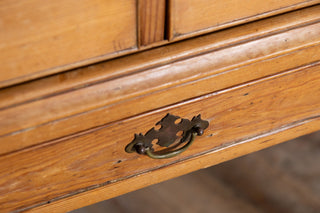 Vintage Pine Maître D' Stand with Sloping Desk