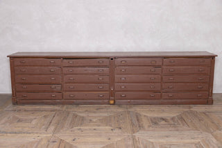Large Bank of Vintage Drawers