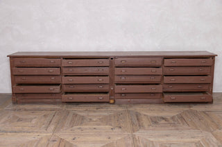Large Bank of Vintage Drawers