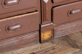Large Bank of Vintage Drawers