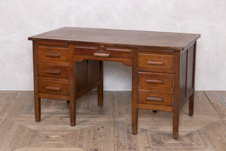 Vintage 1950's Oak Office Desk