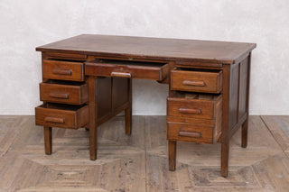 Vintage 1950's Oak Office Desk
