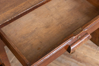 Vintage 1950's Oak Office Desk