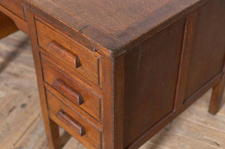 Vintage 1950's Oak Office Desk