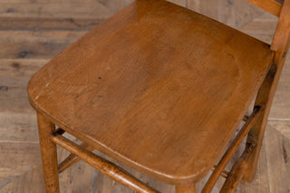 Vintage 1940's Elm & Beech Chapel Chairs
