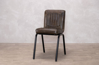 Jenson Distressed Leather Dining Chairs