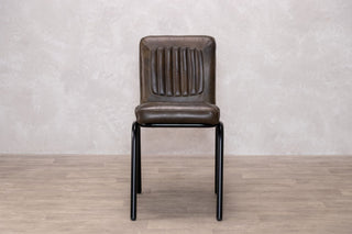 Jenson Distressed Leather Dining Chairs