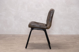 Jenson Distressed Leather Dining Chairs