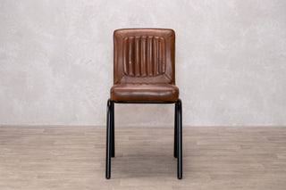 Jenson Distressed Leather Dining Chairs