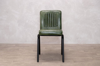 Jenson Distressed Leather Dining Chairs