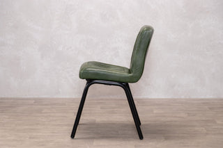 Jenson Distressed Leather Dining Chairs