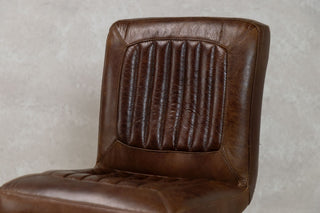 Jenson Distressed Leather Dining Chairs