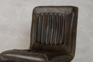 Jenson Distressed Leather Dining Chairs