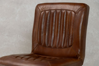 Jenson Distressed Leather Dining Chairs