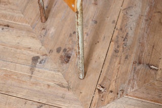 Vintage Stacking Chairs with Plywood Seats