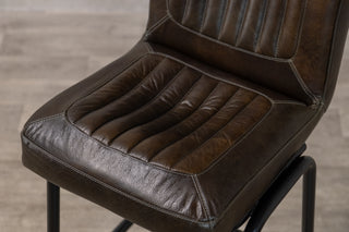 Jenson Distressed Leather Bar Stools