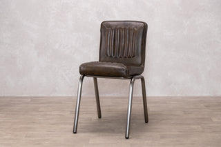 Jenson Distressed Leather Dining Chairs