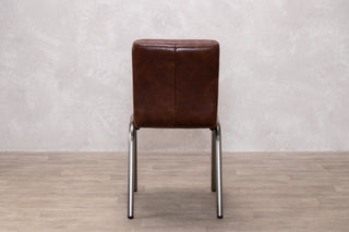 Jenson Distressed Leather Dining Chairs